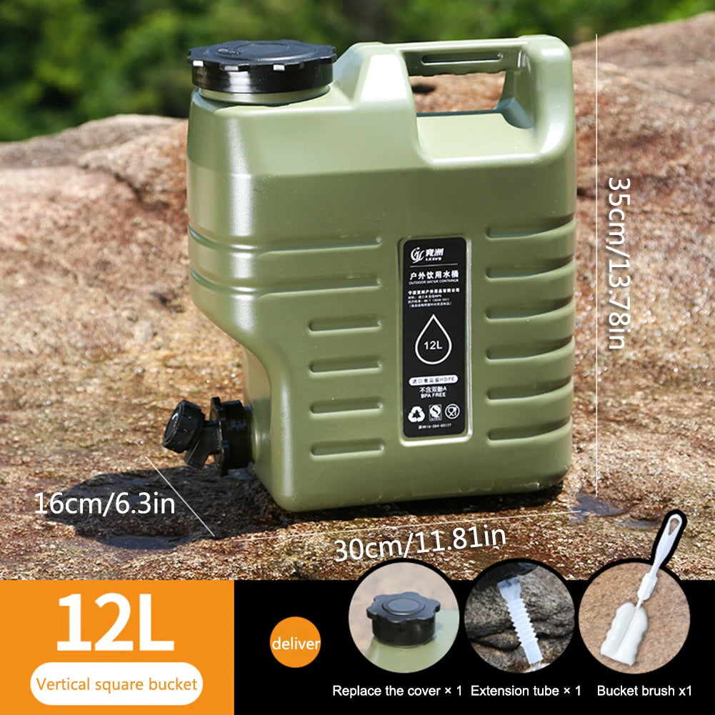 Portable 12L Camping Water Container