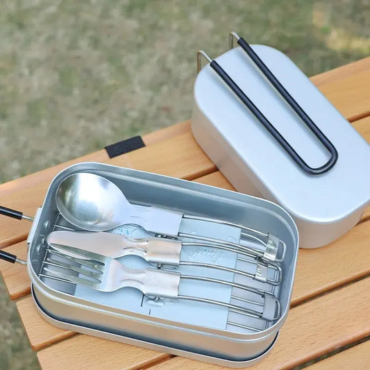 Aluminum Camping Lunch Box Set